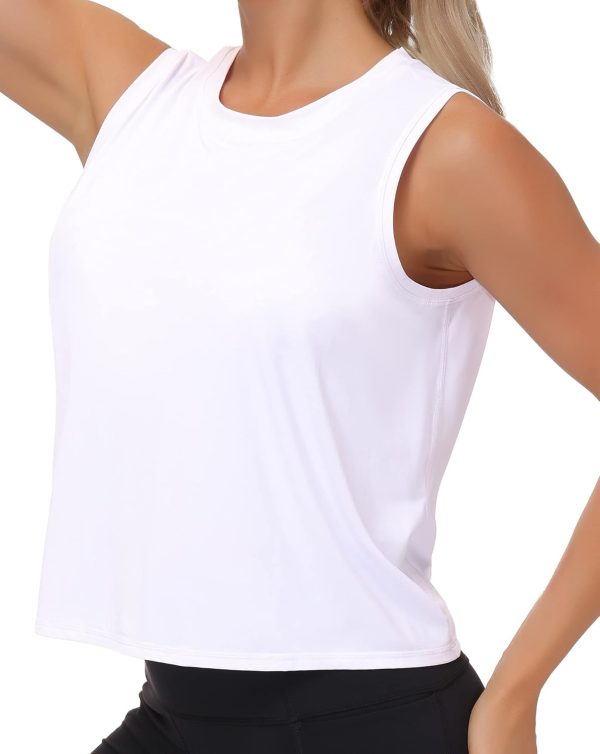 Ice silk sleeveless quick-dry workout top