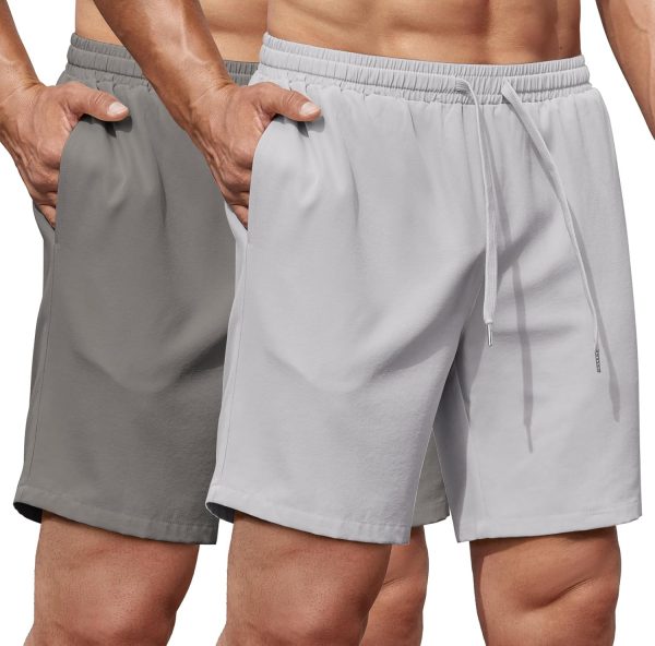 Men’s 8" Quick Dry Gym Workout Shorts