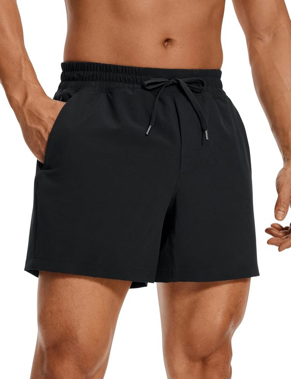 Men’s 5" Linerless Lightweight Quick Dry Gym Shorts